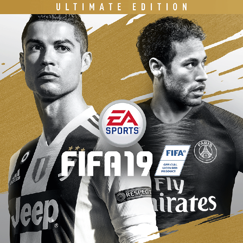 FIFA 19 box art for Playstation 4